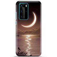 Lopard Huawei P40 Pro Uyumlu Kılıf Gece'S (34) Slim Armor Kılıf Kırmızı Gece