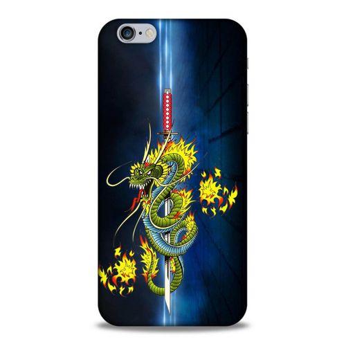 Lopard Apple Iphone 6S Uyumlu Kılıf Tattoo's (2) Kabı Ejderha Dövmesi