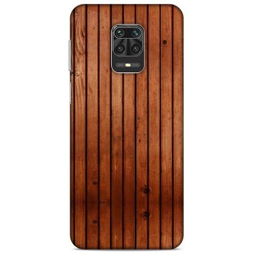 Lopard Xiaomi Redmi Note 9S Uyumlu Kılıf Wood'X (12) Koruyucu Silikon Desenli