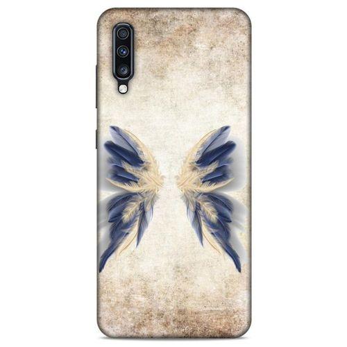 Samsung Galaxy A70s Kılıf Desenli Özel Seri Tüyler (17) Tasarım Kılıf