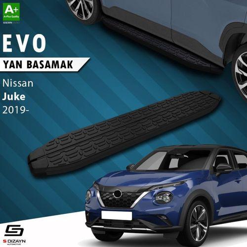 S-Dizayn Nissan Juke 2 Evo Siyah Yan Basamak 173 Cm 2019 Üzeri A+ Kalite