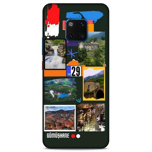 Lopard Huawei Mate 20 Pro Uyumlu Kılıf Şehirli ※ (29) Gümüşhane Arka Koruma Kılıfı