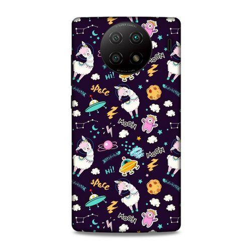 Lopard Xiaomi Redmi Note 9 5g Uyumlu Kılıf SpaceX (47) Crystal Flex Kılıf