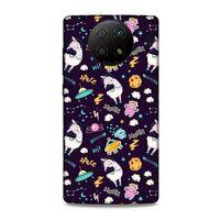 Lopard Xiaomi Redmi Note 9 5g Uyumlu Kılıf SpaceX (47) Crystal Flex Kılıf