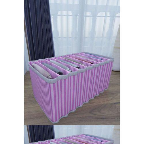 8 Bölmeli Dolap Ve Çekmece Içi Düzenleyici Akordiyon Organizer L-00517 (6 Adet)