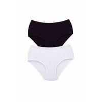 2 Adet Tutku Kadın Yüksek Bel Bato Kalın Lastik Külot S4