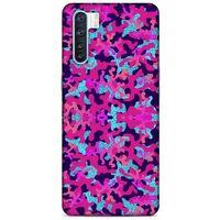 Oppo A91 Uyumlu Kılıf Pembe Delisi (33) Hybrid Kılıf Kamuflaj