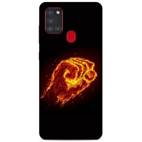 Lopard Samsung Galaxy A21s Uyumlu Kılıf FireX (33) Hybrid Kılıf Yumruk