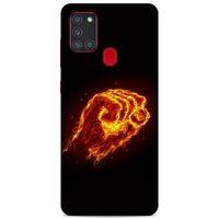 Lopard Samsung Galaxy A21s Uyumlu Kılıf FireX (33) Hybrid Kılıf Yumruk