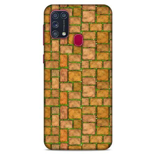Samsung Galaxy M31 Kılıf Baskılı Özel Seri Taşlı (2) Kabı