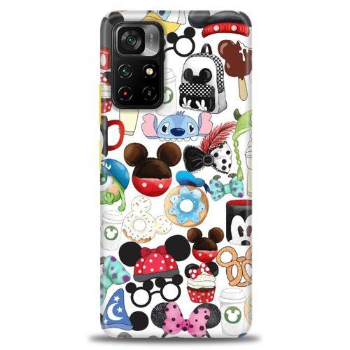 Xiaomi Redmi Note 11 Pro Plus Kılıf HD Baskılı Kılıf - Donut ve Dondurmalar + Tam Ekran Koruyucu