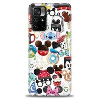 Xiaomi Redmi Note 11 Pro Plus Kılıf HD Baskılı Kılıf - Donut ve Dondurmalar + Tam Ekran Koruyucu