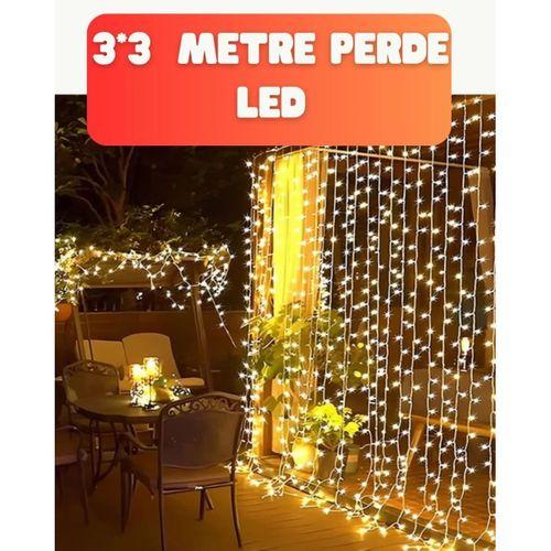 300 Led Perde Işık – Sıcak Beyaz Dekoratif Aydınlatma
