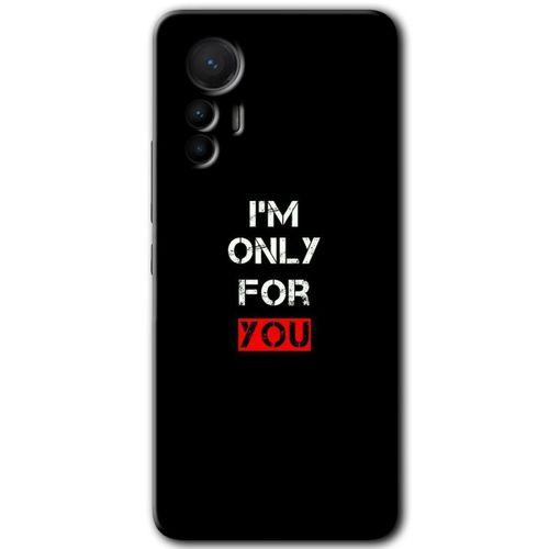 Potkal Hediye Fabrikası Xiaomi Mi 12 Lite HD Baskılı Kılıf + 9D Tam Ekran Koruyucu - For You