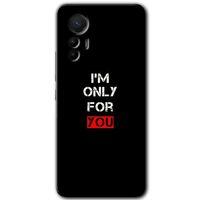 Potkal Hediye Fabrikası Xiaomi Mi 12 Lite HD Baskılı Kılıf + 9D Tam Ekran Koruyucu - For You