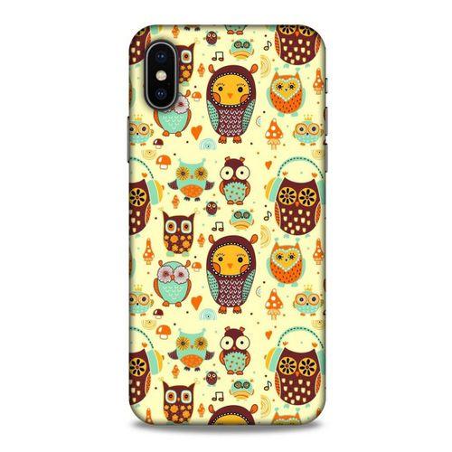 Baykuşlar (28) Desenli Silikon Kapak Telefon Kabı Apple Iphone X Kılıf