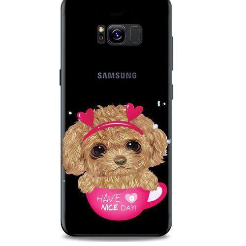 Zoologix (79) Samsung Galaxy Note 8 Şeffaf Kılıf Silikon Desenli