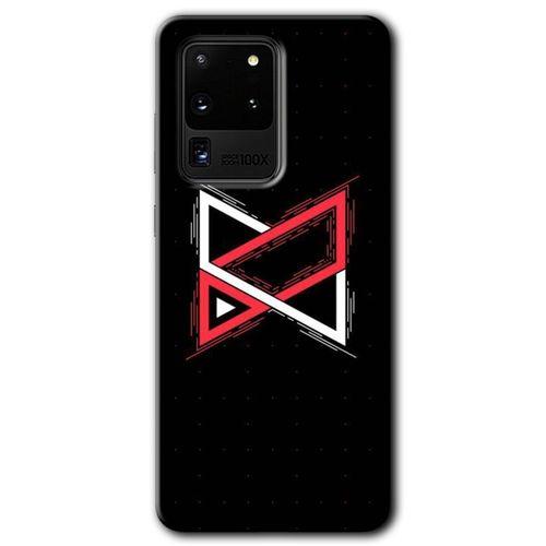 Galaxy S20 Ultra Kılıf HD Desen Baskılı Arka Kapak - Kilit + Kırılmaz Cam