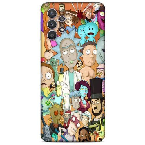 Samsung Galaxy A32 Uyumlu Kılıf Rick And Morty (35) Fit Design Kılıf Cop Rick