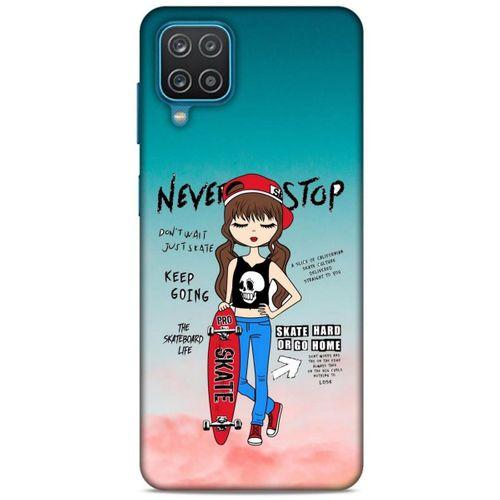 Lopard Samsung Galaxy A12 Uyumlu Kılıf Sokak Modası (9) Kılıf