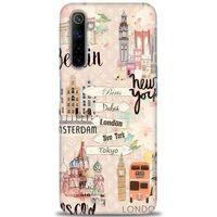 Realme 6 Kılıf HD Baskılı Kılıf - Berlin Set + Tam Ekran Koruyucu