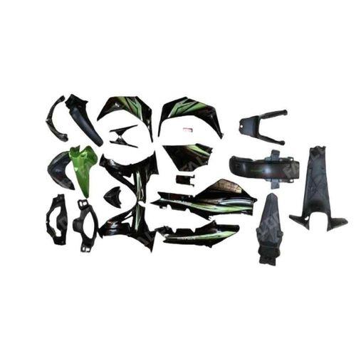 RKS Rks Snıper Kaporta Seti (Farsız Stopsuz) Sıyah+Yeşıl