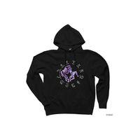 Kova Burcu Modern Siyah Kapşonlu Sweatshirt Hoodie