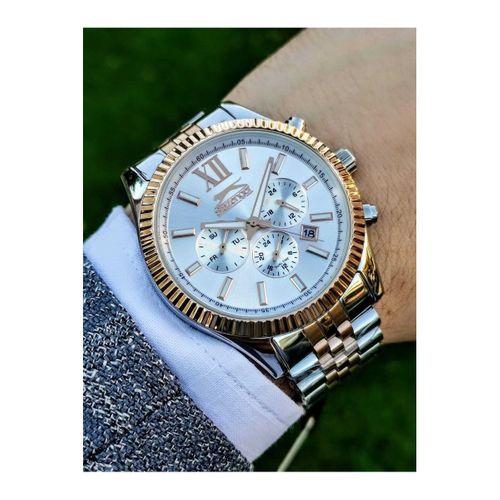 Çelik Kordon (kararma Renk Atma Yapmaz) Multi Fonksiyon 5 Atm Su Geçirmez Kol Saati + Bileklik