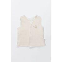 Bistyle Bistyle Yelek Çift Taraflı Love You Smile 18115 Ekru