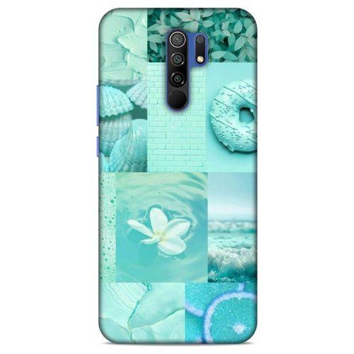 Xiaomi Redmi 9 Uyumlu Kılıf Yeşil Delisi (36) Glitter Kılıf Tropikal orman yeşili