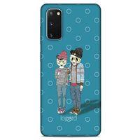 Samsung Galaxy S20 Kılıf FunnyMaX (16) Kalın Kılıf Mavi