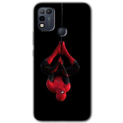 İnfinix Hot 10 Play Kılıf HD Desen Baskılı Arka Kapak - Örümcek Adam