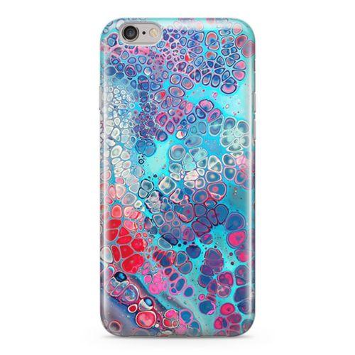 Apple iPhone 6 Plus - 6S Plus Kılıf Mermer Bubbles Arka Kapak Koruma Desenli Full Koruyucu