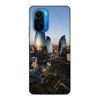 Xiaomi Poco F3 Uyumlu Kılıf Azarbaijan (32) Soft Silikon Kılıf Azerbaycan Kuleleri