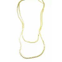 Ezme Zincir Kolye - 90cm - Altın