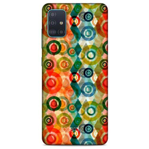 Samsung Galaxy A51 Kılıf Pastel Renkler (31) TPU Kılıf Kırmızı Yeşil