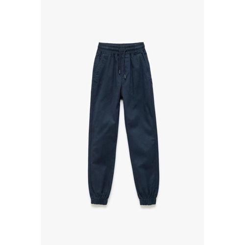 Koton Erkek Çocuk Beli Bağcıklı Cep Detaylı Pamuklu Gabardin Jogger Pantolon