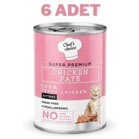 Chefs Choice Kitten Chicken Yavru Kedi Konservesi 6x400 Gr