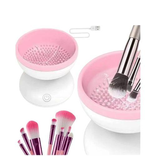 Otomatik Makyaj Fırçası Temizleyici Usb Destekli Taşınabilir Cihaz