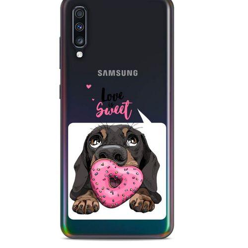 Zoologix (16) Samsung Galaxy A9 2018 Şeffaf Kılıf Silikon Desenli