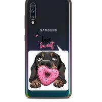 Zoologix (16) Samsung Galaxy A9 2018 Şeffaf Kılıf Silikon Desenli