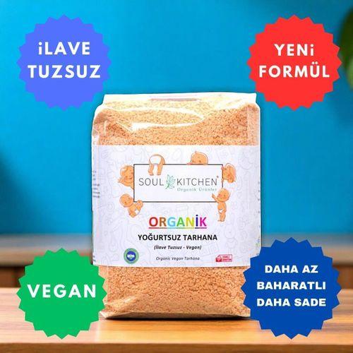 Organik Yoğurtsuz Tarhana 250gr (Vegan) (İlave Tuzsuz)