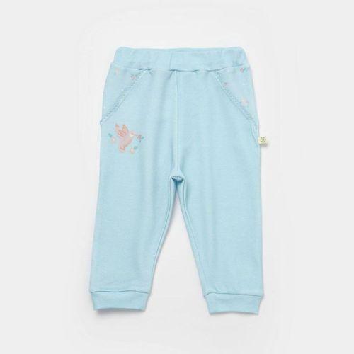Bibaby Biorganic Always Happy Patiksiz Pantolon 57915 Gül Kurusu Mint