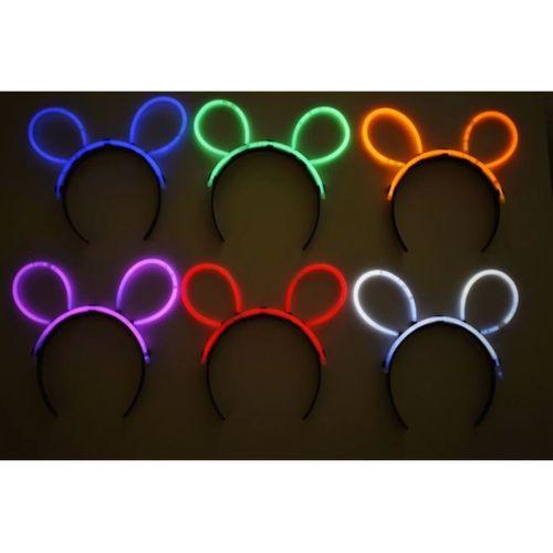 Glow Taç Fosforlu Taç Karışık Renk 12 Adet - Lisinya