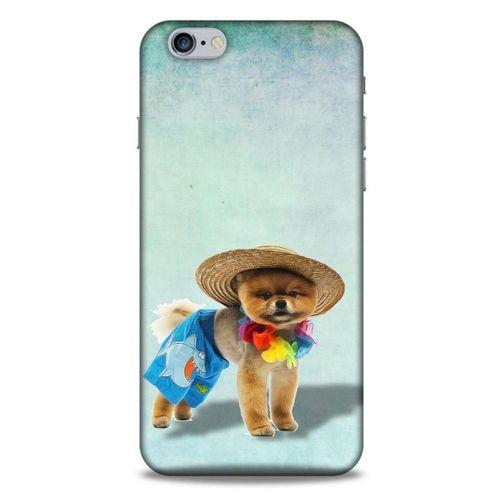 Apple Iphone 6S Plus Kılıf Köpek Kıyafetleri (16) Kalın Kılıf Pomeranian Şort