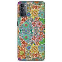 Ethnic Culture (55) Oppo Reno 4 Kılıf Silikon Kapak Desenli