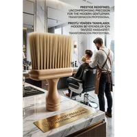 Profesyonel Ahşap Saplı Berber Ense Fırçası - Lüks Seri 722958