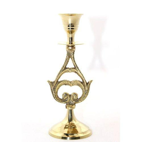 Tekli Pirinç Şamdan Model 6