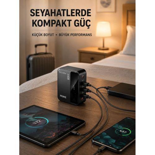 Akıllı Güç Dağılımlı 4 Girişli Şarj İstasyonu