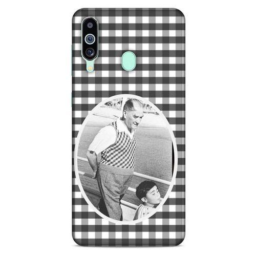 Samsung Galaxy M40 Kılıf Atatürk (18) Telefon Kılıfları Siyah Beyaz